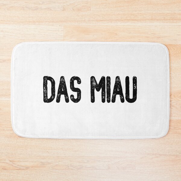 Item preview, Das Miau (Black Text) designed and sold by meowmeup.