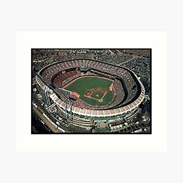 Vintage San Francisco Giants Candlestick Park Art Metal Print