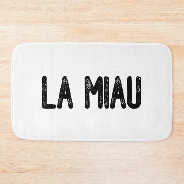 Item preview, La Miau (Black Text) designed and sold by meowmeup.