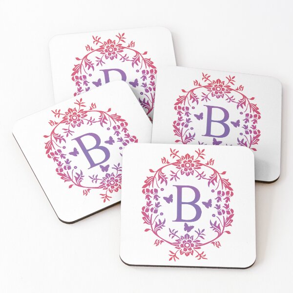 Item preview, Ornamental Letter B, Purple And Red Heart Butterfly, Monogram Initial  Ornament designed and sold by PROMEN Creativity.