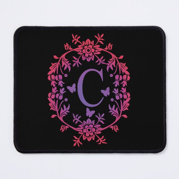 Item preview, Ornamental Letter C, Purple And Red Heart Butterfly, Monogram Initial  Ornament designed and sold by PROMEN Creativity.