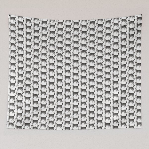 Item preview, Cat - American Wirehair Cat - Gray Tabby designed and sold by Jennifer Stolzer.