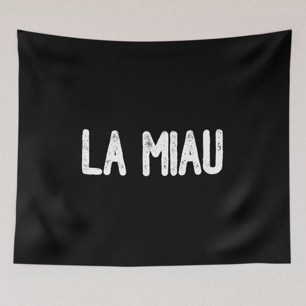 Item preview, La Miau (White Text) designed and sold by meowmeup.