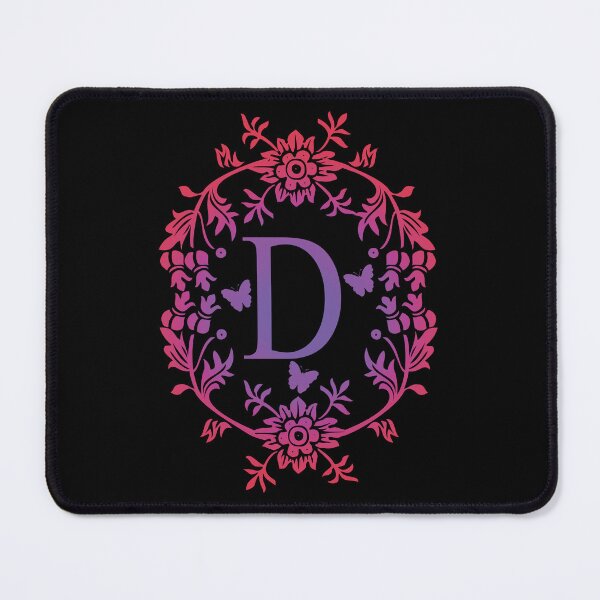 Item preview, Ornamental Letter D Purple And Red Heart Butterfly, Monogram Initial  Ornament designed and sold by PROMEN Creativity.