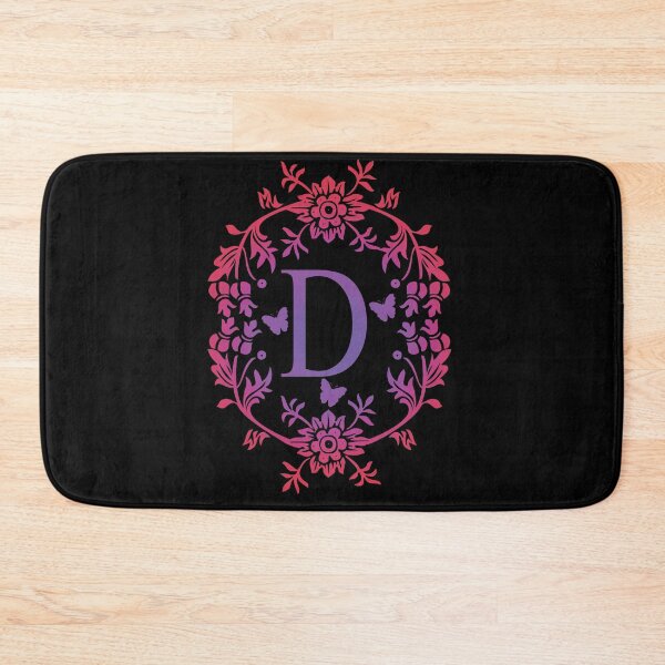 Item preview, Ornamental Letter D Purple And Red Heart Butterfly, Monogram Initial  Ornament designed and sold by PROMEN Creativity.