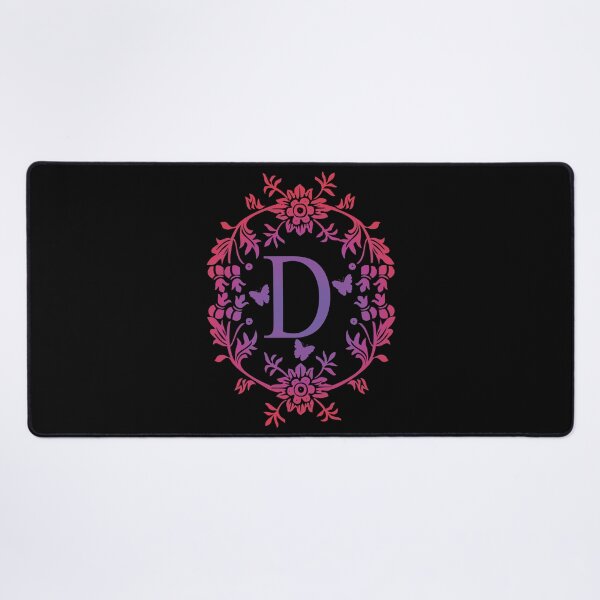 Item preview, Ornamental Letter D Purple And Red Heart Butterfly, Monogram Initial  Ornament designed and sold by PROMEN Creativity.