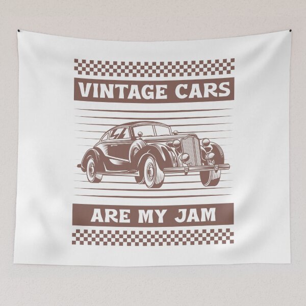 Item preview, Vintage cars are my jam designed and sold by HorizonDesignz.