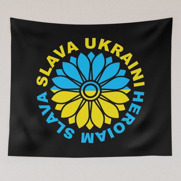 Item preview, Ukrainian Sunflower - Slava Ukraini Heroiam Slava designed and sold by Thelittlelord.