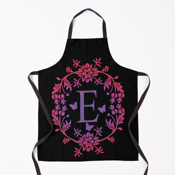 Item preview, Ornamental Letter E, Purple And Red Heart Butterfly, Monogram Initial Ornament designed and sold by PROMEN Creativity.