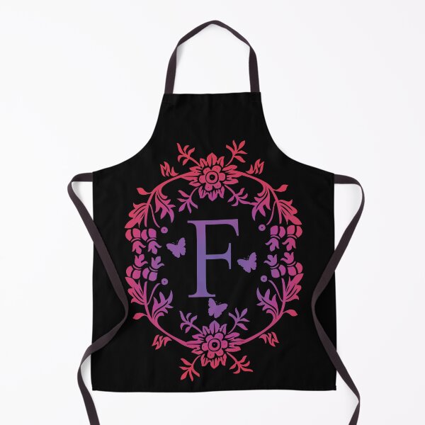 Item preview, Ornamental Letter F, Purple And Red Heart Butterfly, Monogram Initial Ornament designed and sold by PROMEN Creativity.