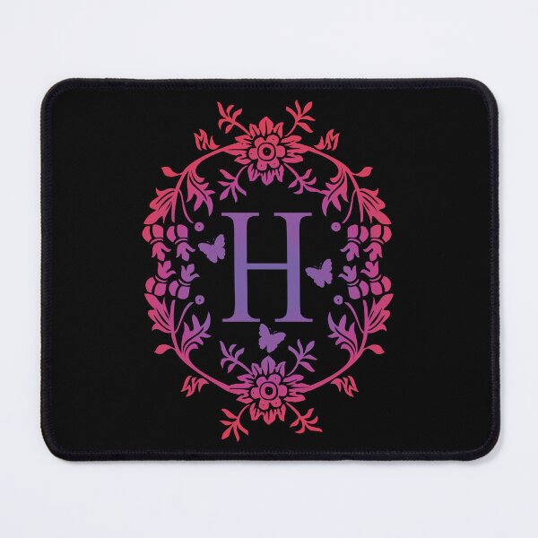 Item preview, Ornamental Letter H, Purple And Red Heart Butterfly, Monogram Initial  Ornament designed and sold by PROMEN Creativity.