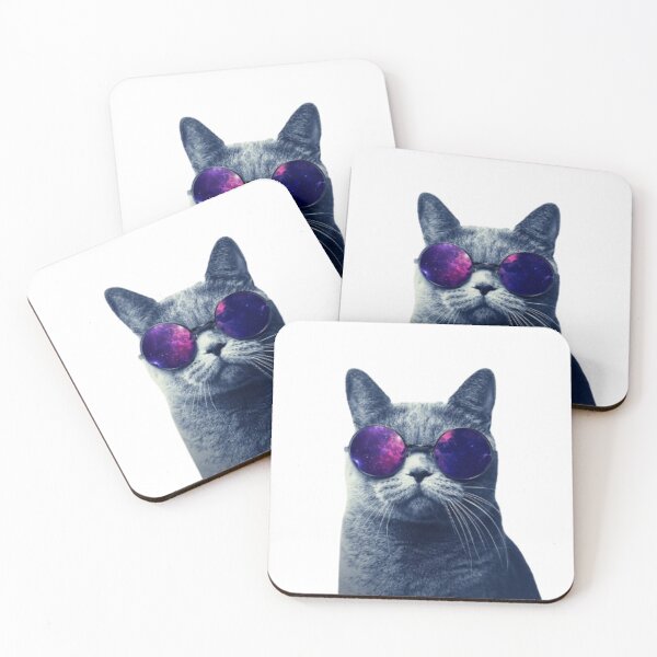 Item preview, Cat with glasses designed and sold by Romen Glass.