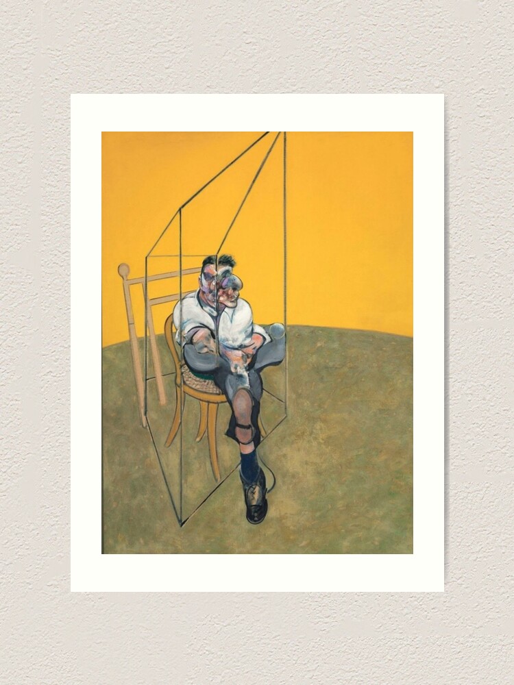 "Francis Bacon Exhibition Poster, Francis bacon SelfPortrait