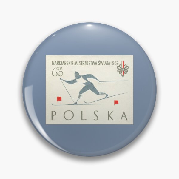 Artikelvorschau, Jahrgang 1962 Winter Polen Langlauf Briefmarke entworfen und verkauft von cutestamps.