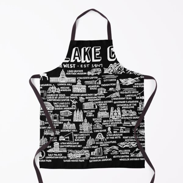 Item preview, Salt Lake City Map  designed and sold by fiberandgloss.