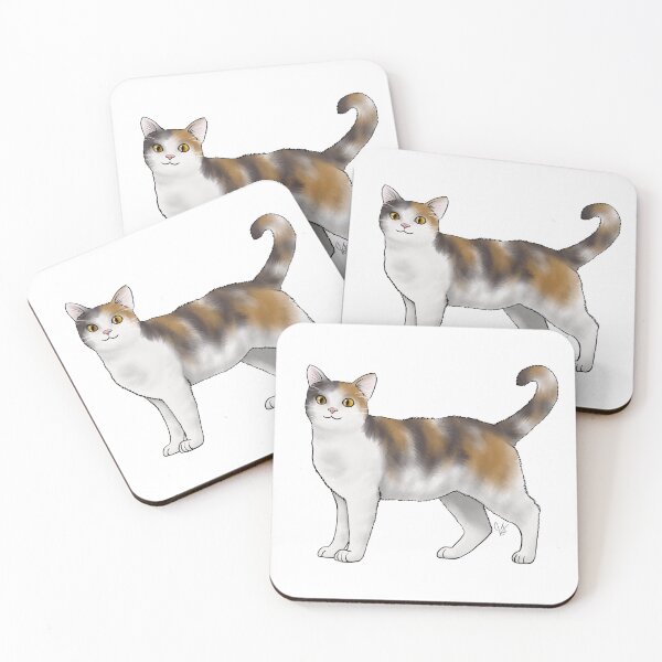 Item preview, Gato - Gato americano de pelo duro - Calicó designed and sold by Jennifer Stolzer.