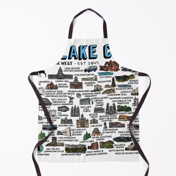 Item preview, Salt Lake City Map  designed and sold by fiberandgloss.