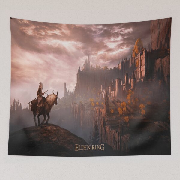 Item preview, Elden ring and the castle designed and sold by atktdesigns.