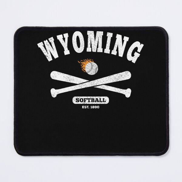 Item preview, Wyoming Softball Classic Retro Style For Men Women Sticker designed and sold by ethenfran6.