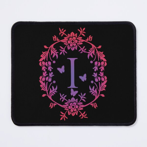 Item preview, Ornamental Letter I, Purple And Red Heart Butterfly, Monogram Initial  Ornament designed and sold by PROMEN Creativity.