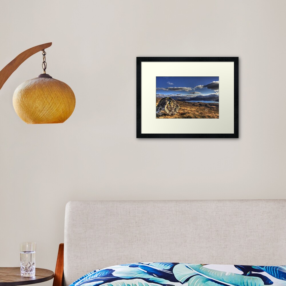 Pap of Glencoul Framed Art Print