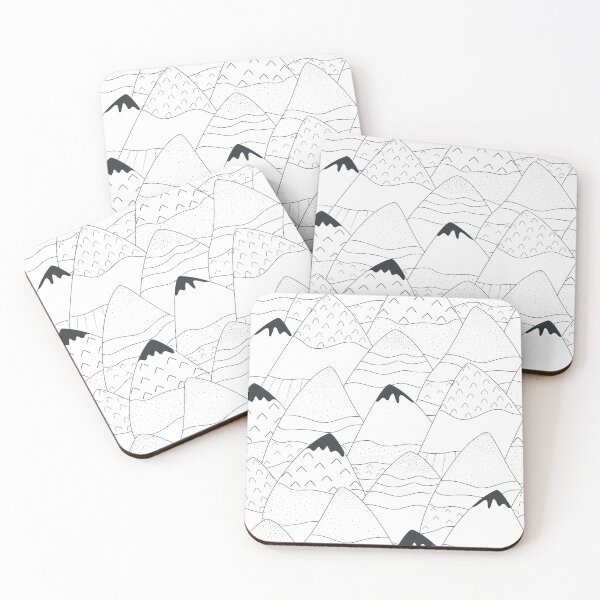 Item preview, stylized mountains designed and sold by Olyanazh.