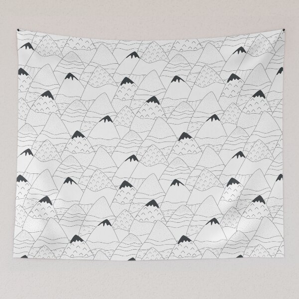 Item preview, stylized mountains designed and sold by Olyanazh.