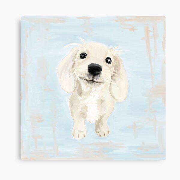 Item preview, Dachshund Wiener Long Hair Puppy Dog Art Painting cutout  designed and sold by Lempi1.