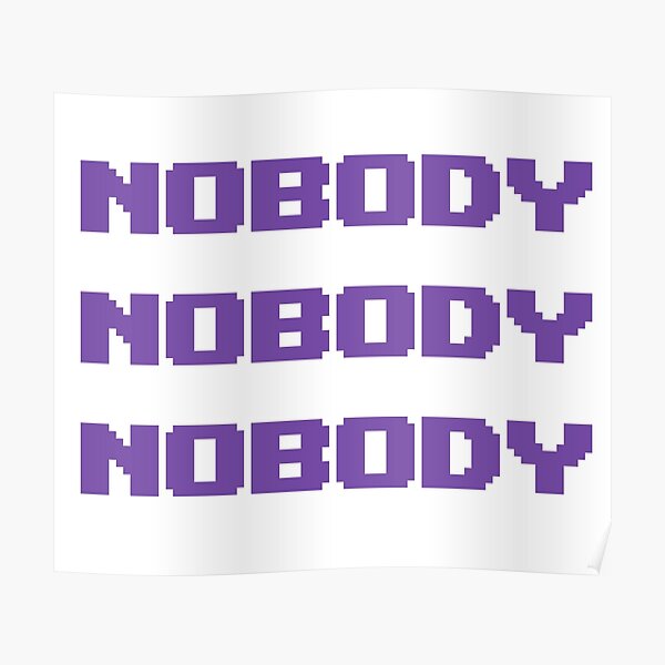 Mitski Nobody Posters | Redbubble