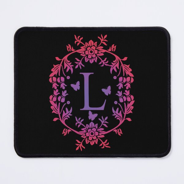 Item preview, Ornamental Letter L, Purple And Red Heart Butterfly, Monogram Initial  Ornament designed and sold by PROMEN Creativity.