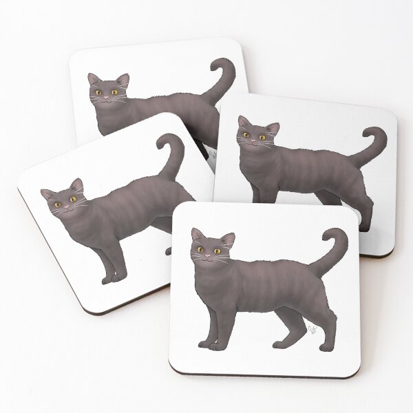 Item preview, Gato - Gato americano de pelo duro - Negro designed and sold by Jennifer Stolzer.