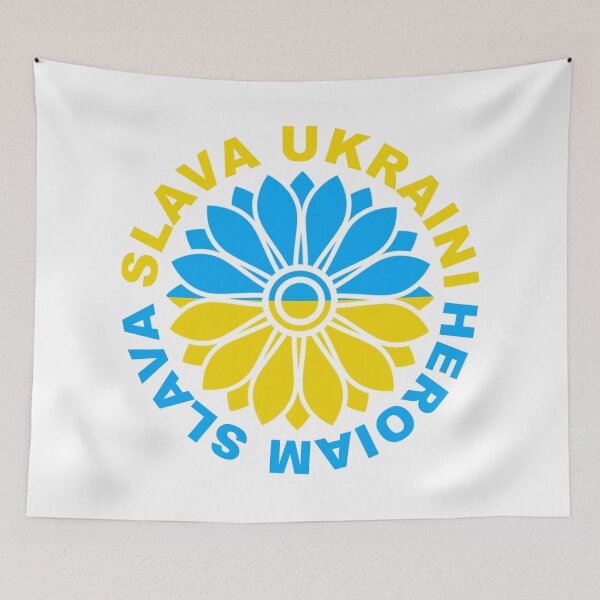 Item preview, Ukrainian Sunflower - Slava Ukraini Heroiam Slava 3.0 designed and sold by Thelittlelord.