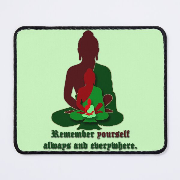 Item preview, Gurdjieff on remembering - green&brown designed and sold by WanderingGraha.