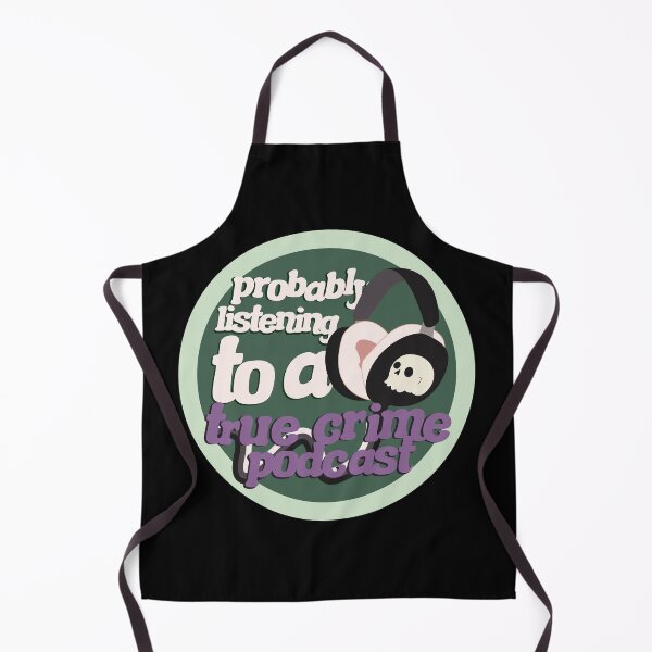 Item preview, probably listening to a true crime podcast green designed and sold by racharanha.