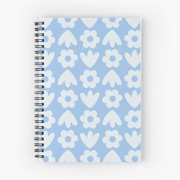 Item preview, Freja Flowers Scandinavian Floral Pattern in Powder Blue designed and sold by kierkegaard.