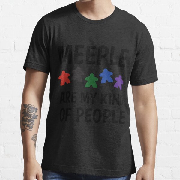 Item preview, Board Games Game Night Meeple Are My Kind Of People Classic T-Shirt designed and sold by madisonbau.