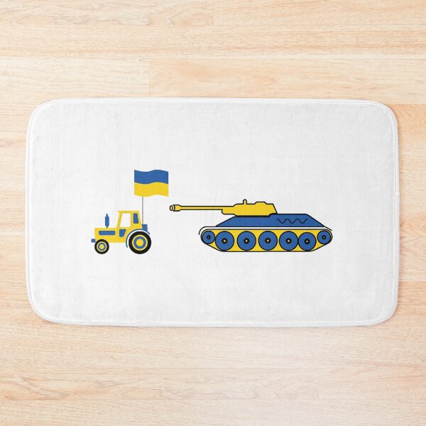 Item preview, Funny Ukraine Farmer Tractor Stealing A Russian Tank Meme designed and sold by SRCreativity.