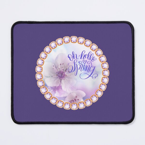 Item preview, Oh Hello Spring #2 (on Purple) designed and sold by PawsitiveMum.