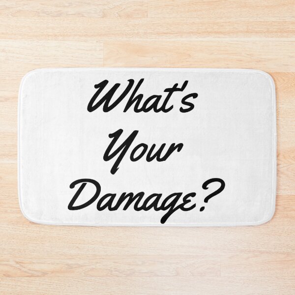 Item preview, what's your damage? designed and sold by Backstage by Leyzel.
