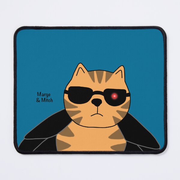 Item preview, Purrminator - Mitch the cat Fan Art designed and sold by Scat the cat.