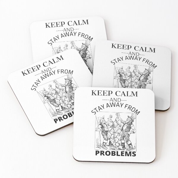 Item preview, keep calm and stay away from problem fisherman designed and sold by bob-design1.