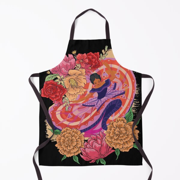 Item preview, Mexican Folklorico dancer with flowers designed and sold by MandVDesigns.