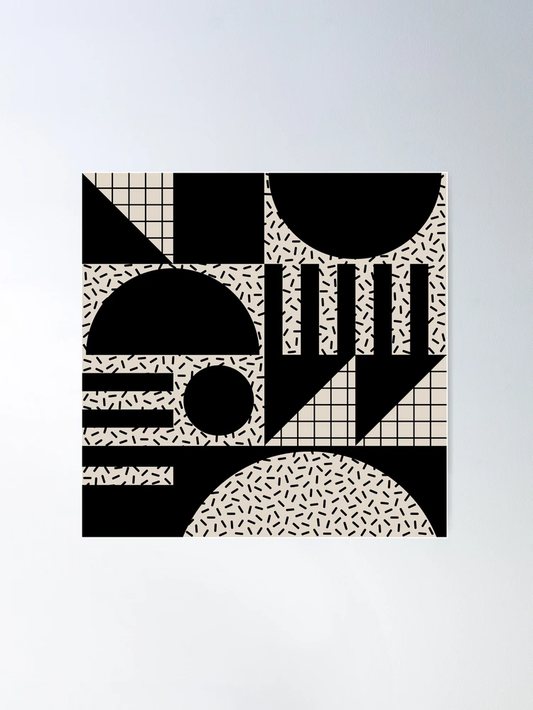 アート・デザイン・音楽 From Matt Black to Memphis memphis-style-geometric-90s-