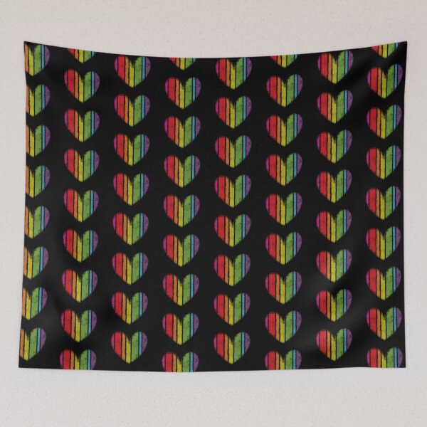 Item preview, Rainbow Heart - Pride - Gift Idea designed and sold by YassOrNope.