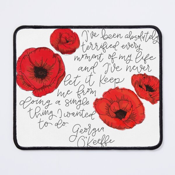 Item preview, Georgia O’Keeffe Life Quote designed and sold by LindsayHonor.