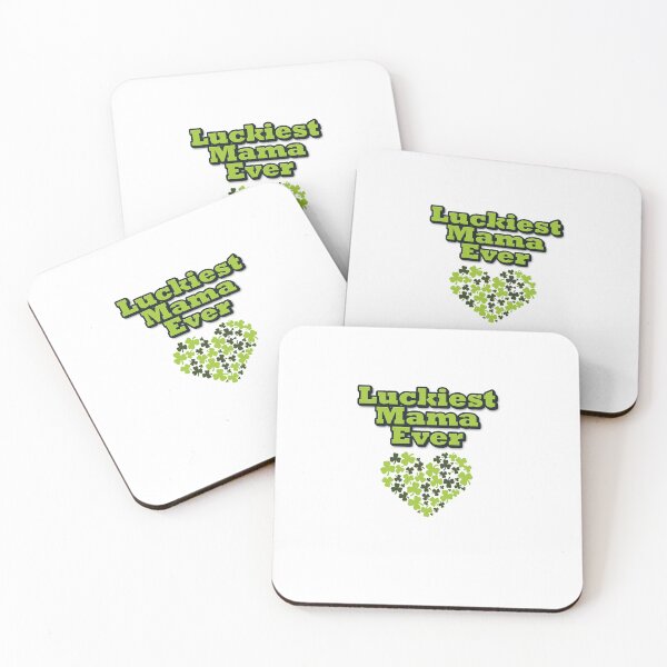 Item preview, funny Luckiest Mama Ever quote Lucky Mother St Patrick's Day gift idea for mama designed and sold by KHELISTORE.