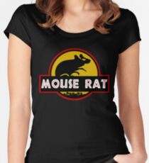 Jurassic Mouse Rat Women's Fitted Scoop T-Shirt