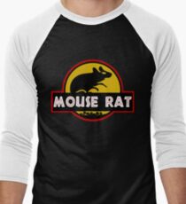 Jurassic Mouse Rat Men's Baseball ¾ T-Shirt
