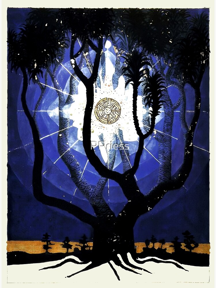 "Carl Jung's Red Book Tree in Forest" Art Print for Sale by PPriess