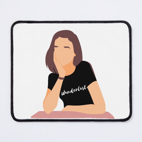 Item preview, wanderlust - girl with palm on face designed and sold by Talitha Marya.